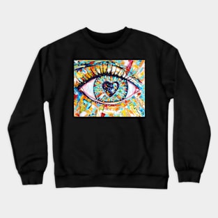 Picture of the eyes of love Crewneck Sweatshirt